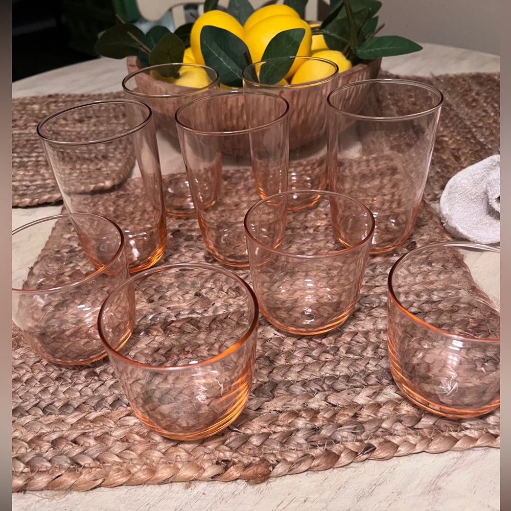 Beautiful Translucent Pink Glasses